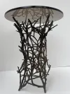 Cafe Bronze Gartentisch im Zweig-Design für Outdoor-Bereich 4