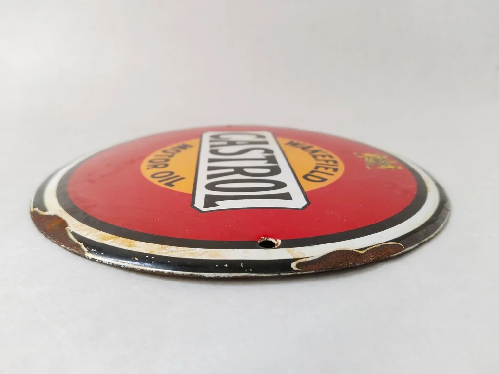 Castrol Wakefield Motor Oil Enamel Sign Reproduction 8