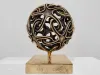 Contemporary Cast Bronze Sculpture Organic Geometry IV 1