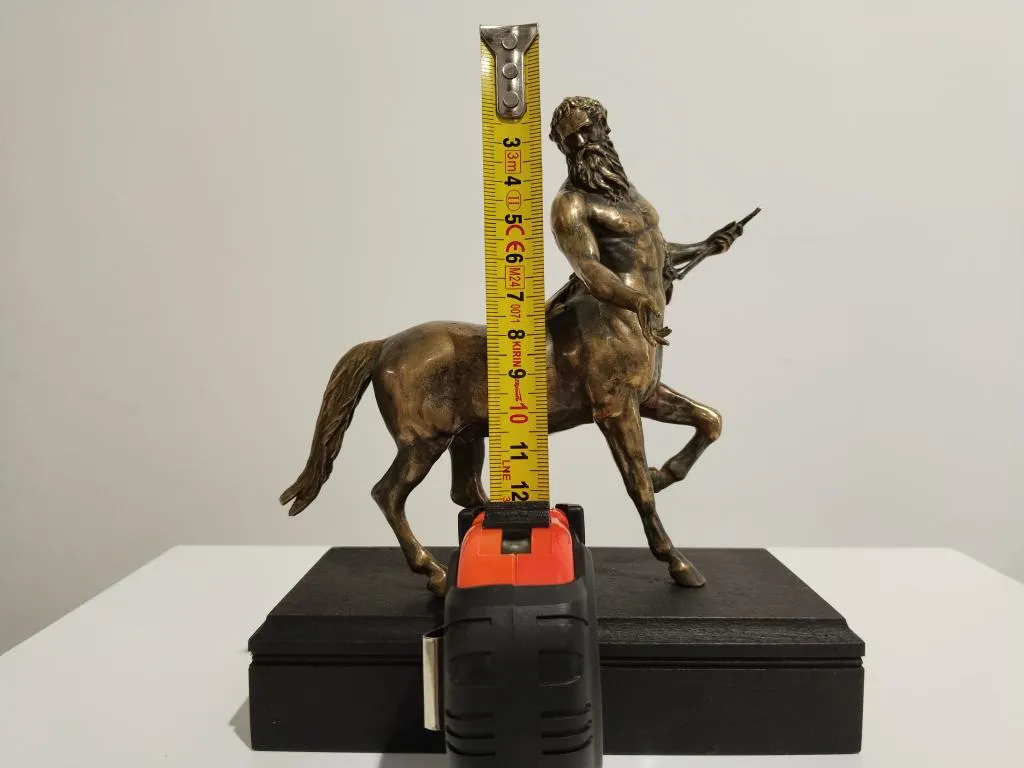 Der Kentaur Chiron Messing Skulptur 10