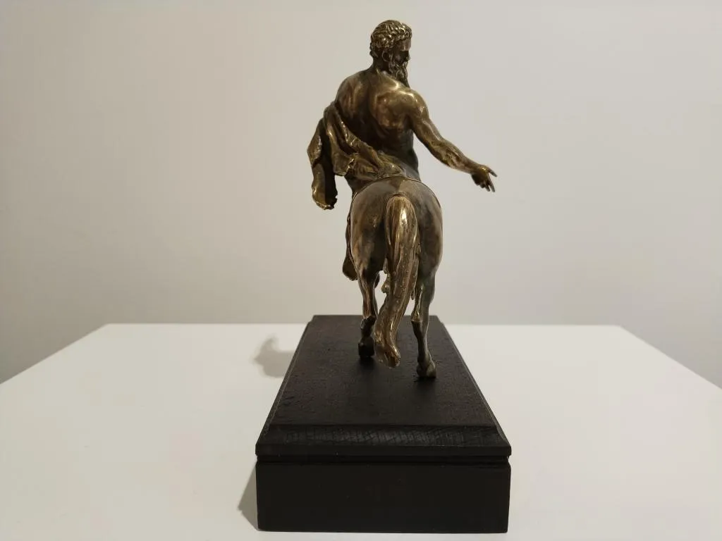 Der Kentaur Chiron Messing Skulptur 6