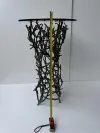Designer Outdoor Side Table with Tempered Glass Top 6