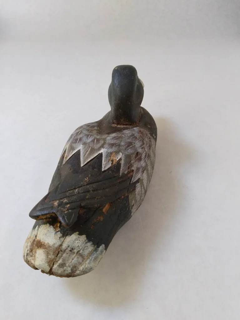 Duck Decoy Wood Original Paint Carved Antique 1920s 10