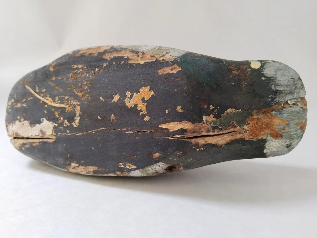 Duck Decoy Wood Original Paint Carved Antique 1920s 5