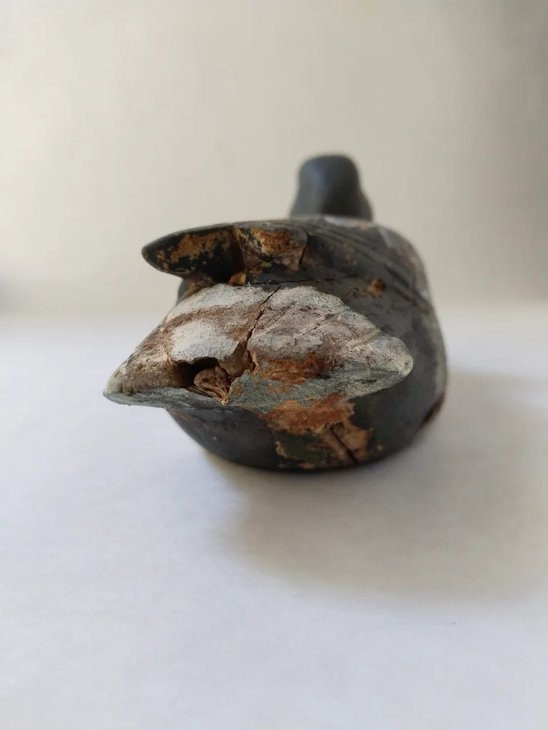 Duck Decoy Wood Original Paint Carved Antique 1920s 8