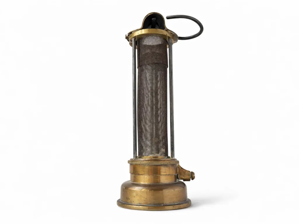 E Thomas and Williams Sicherheitsgrubenlampe Nach Davy Bauart