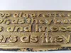 Engraved Brass Plaque Bar Club Pub Sign Vintage Late 1970s 3