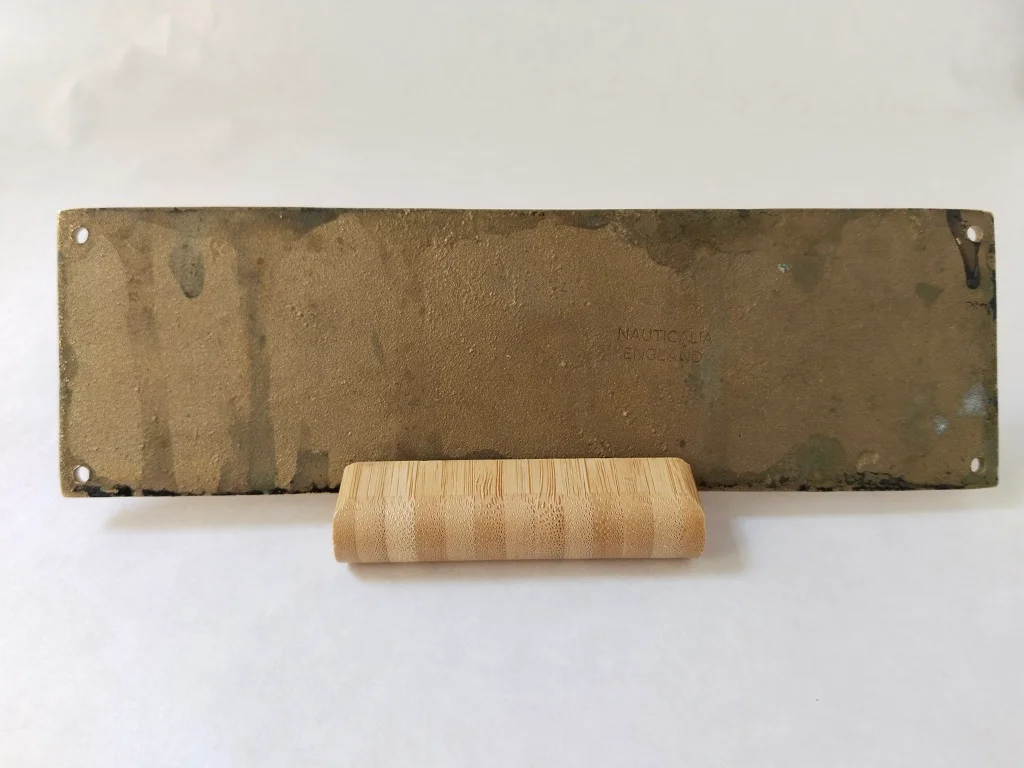 Engraved Brass Plaque Bar Club Pub Sign Vintage Late 1970s 4