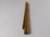 French Folding Meter Ruler wood and brass Carpenter's 6