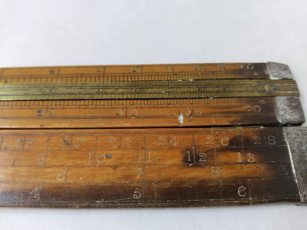 Gliedermaßstab V&R Blakemore Birmingham Buchsbaum Holz 6