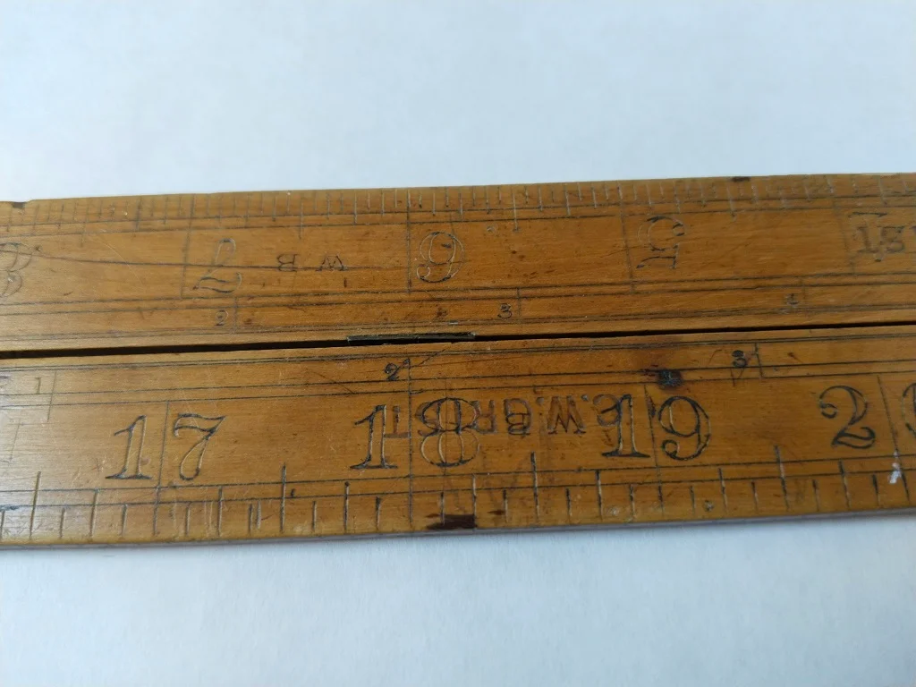 Gliedermaßstab V&R Blakemore Birmingham Buchsbaum Holz 8