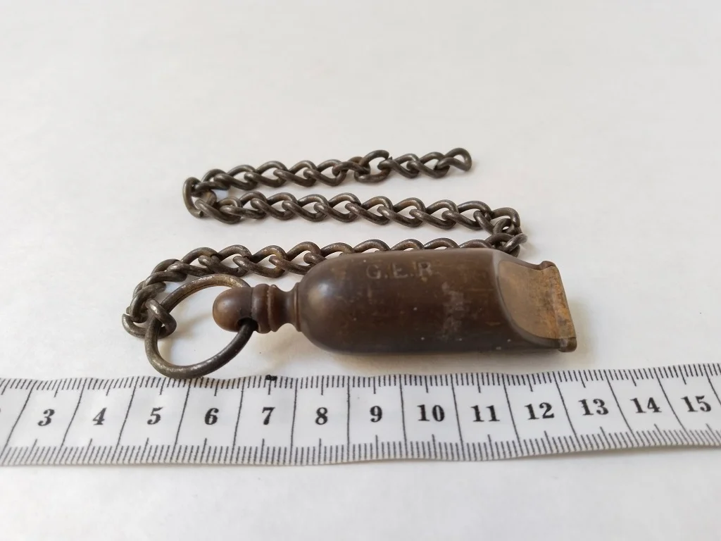 Great Eastern Railway Horn Pea Whistle Railwayana Antique 10