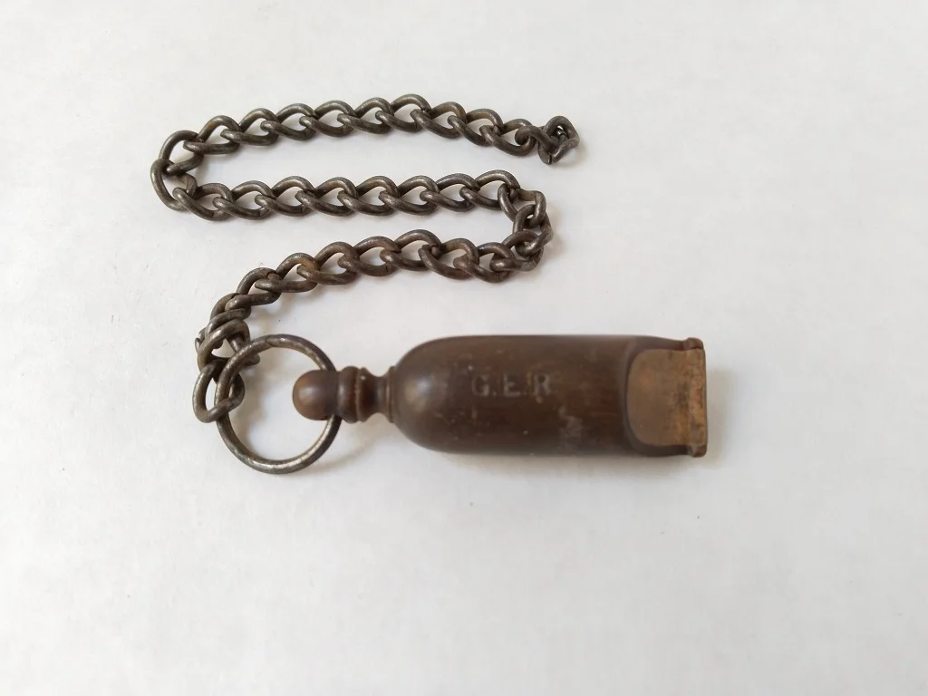 Great Eastern Railway Horn Pea Whistle Railwayana Antique 4