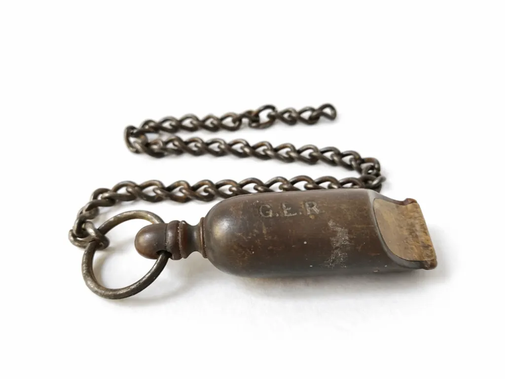 Great Eastern Railway Horn Pea Whistle Railwayana Antique 1880s