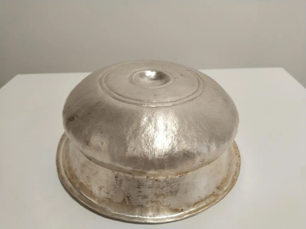 Greek Silver Libation Bowl Satyr Phiale 5