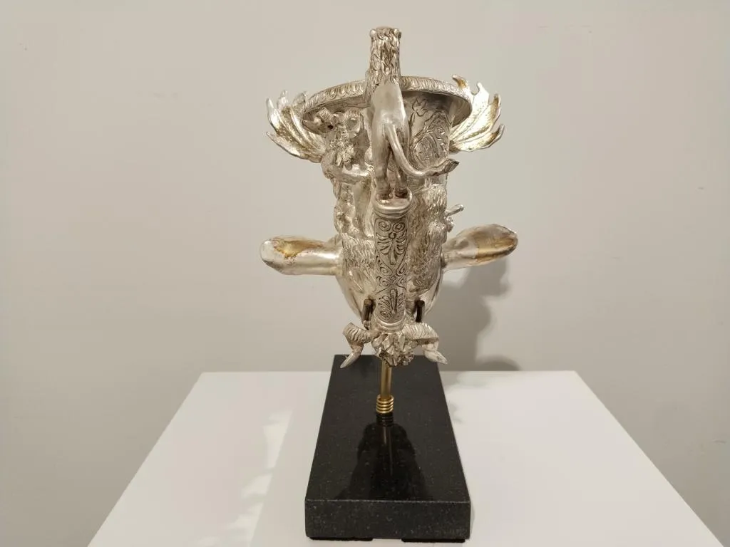 Greek Silver Rhyton with Stag Head 4