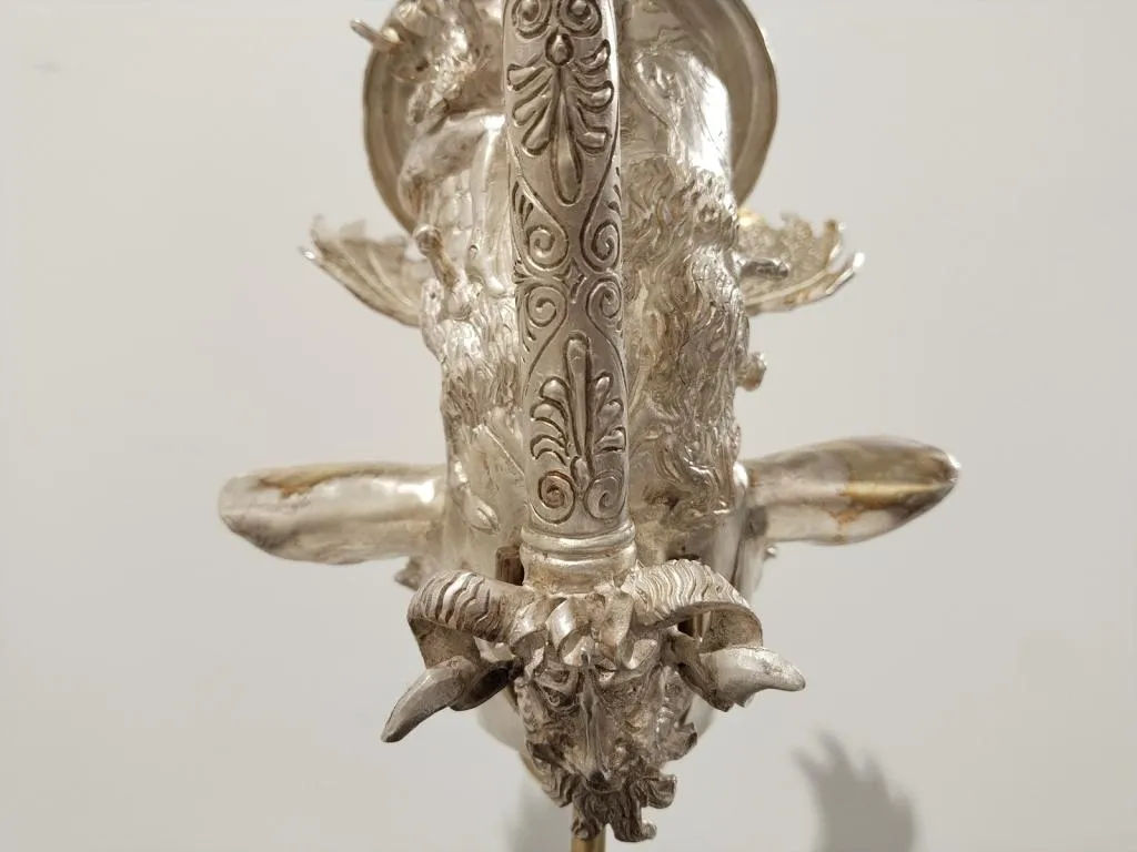 Greek Silver Rhyton with Stag Head 6