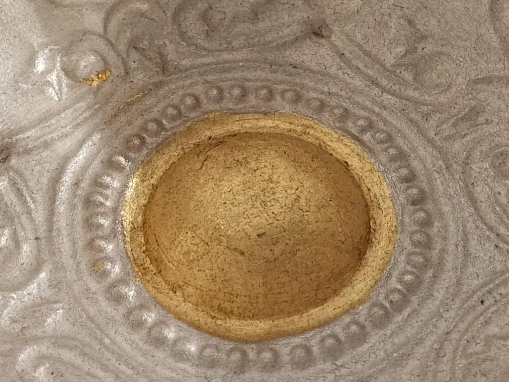 Griechische Silber-Phiale Libationsschale mit floralen 5