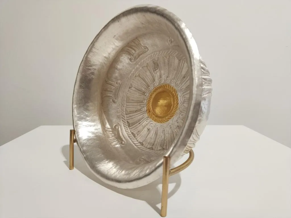 Griechische Silber Phiale Libationsschale Mit Geometrischen 2