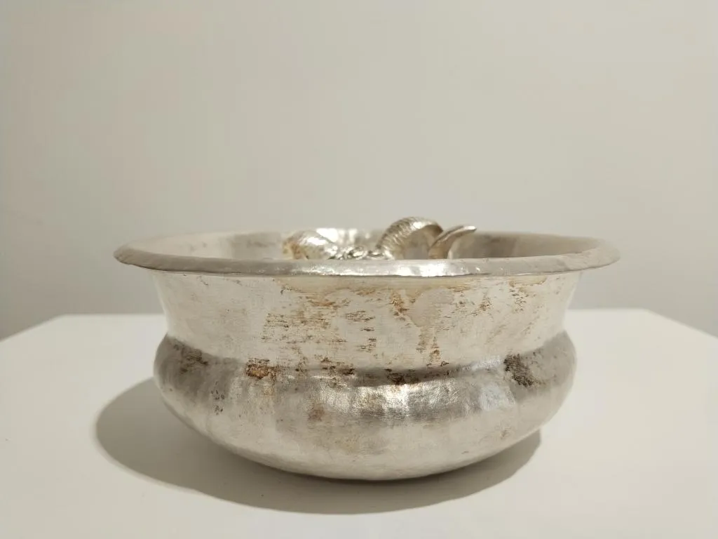 Griechische Silber Satyr Phiale Libationsschale 4