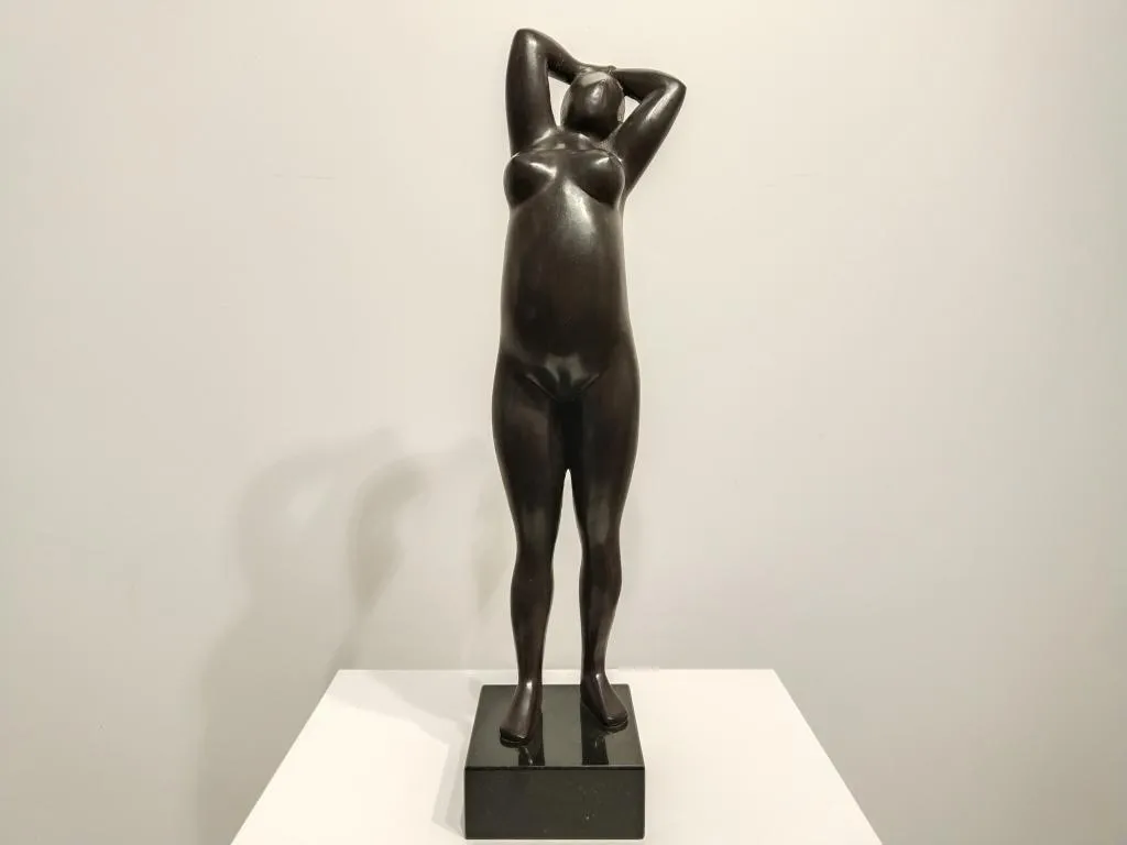 Gymnast II Bronze Sculpture by Margarita Pueva 10