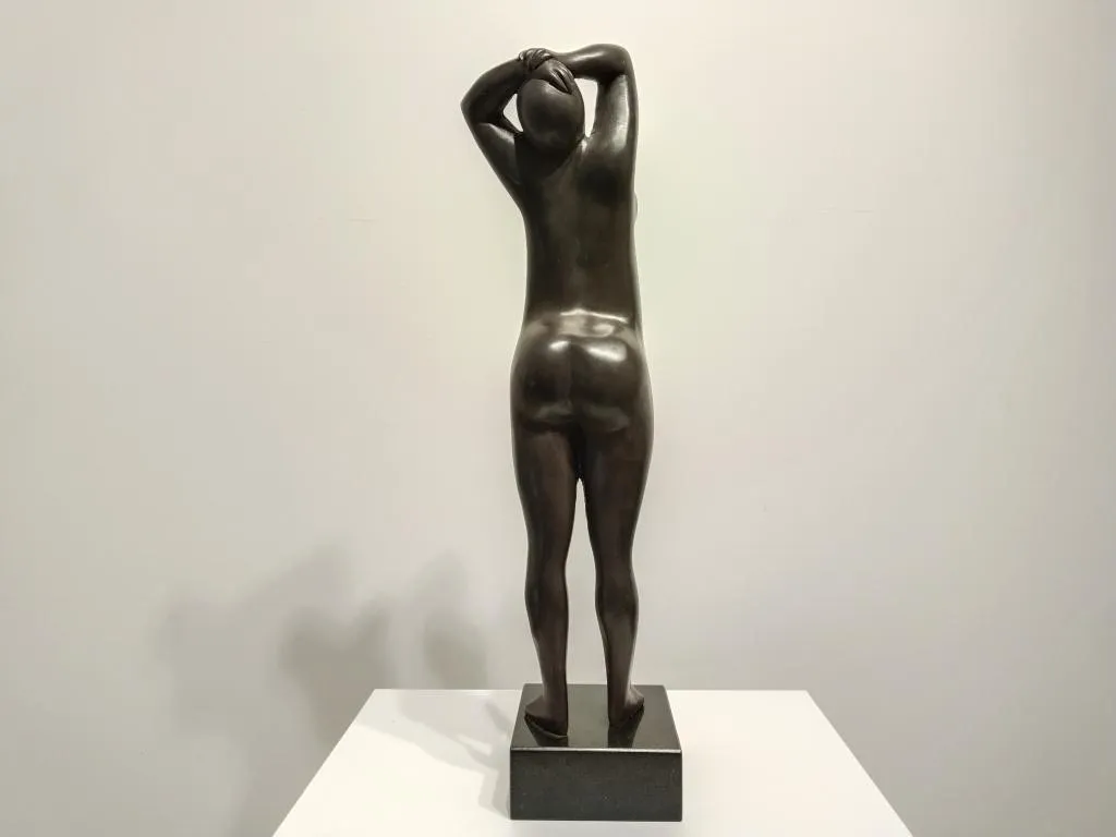 Gymnast II Bronze Sculpture by Margarita Pueva 7