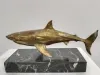Hai Skulptur Bronze 4