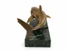 Hai Skulptur Bronze
