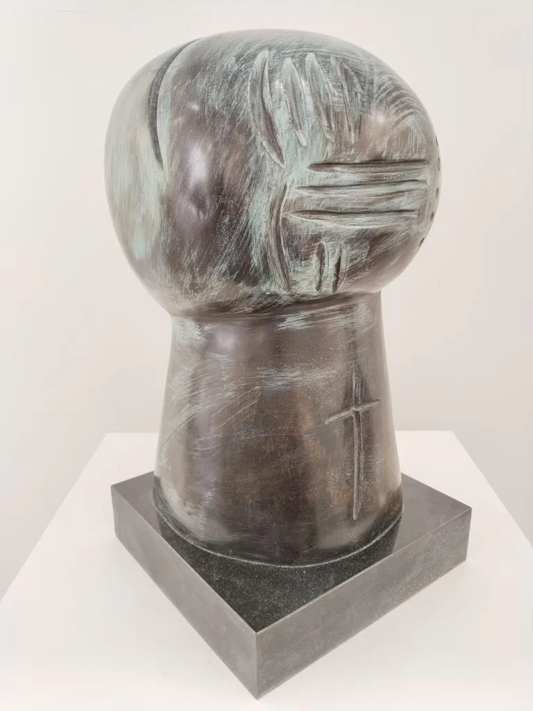Kolio Karamfilov Bronze Head Sculpture 2