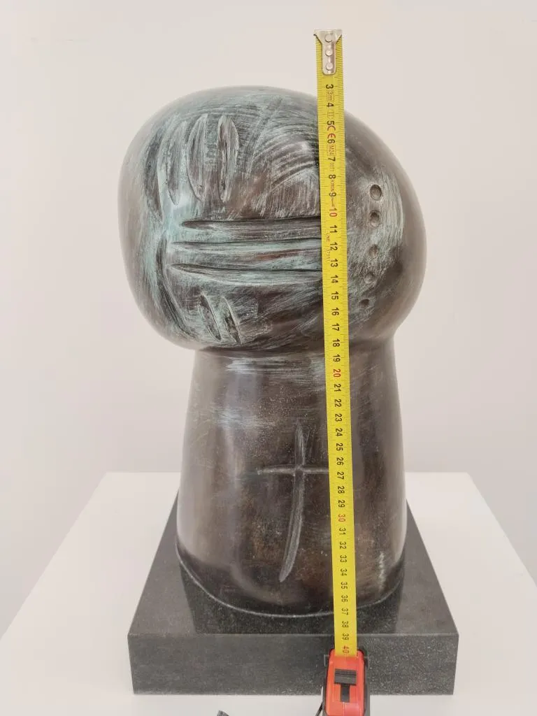 Kolio Karamfilov Bronze Head Sculpture 9
