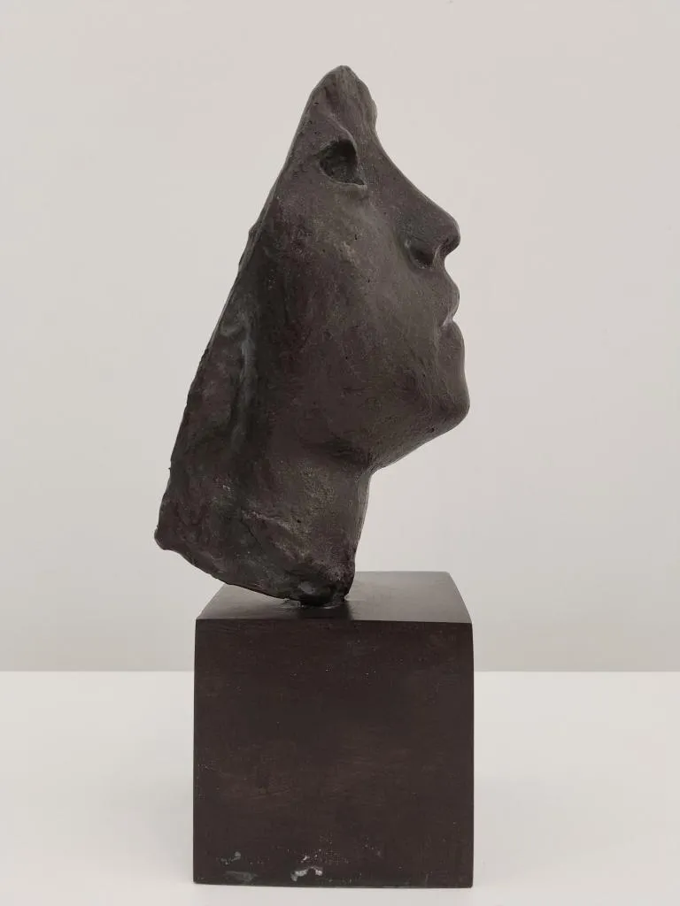 Ljubomir Daltschew Bronze Skulptur Maske 6