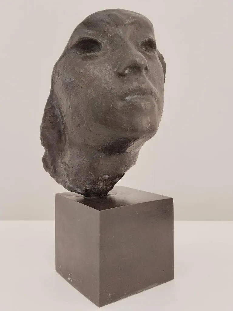 Ljubomir Daltschew Bronze Skulptur Maske 7