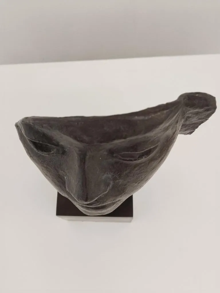 Ljubomir Daltschew Bronze Skulptur Maske 8