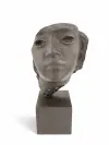 Lubomir Dalchev Bronze Mask Sculpture