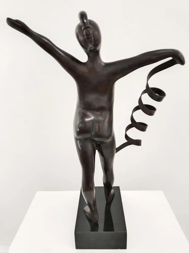 Margarita Pueva Bronze Gymnast III Sculpture 4