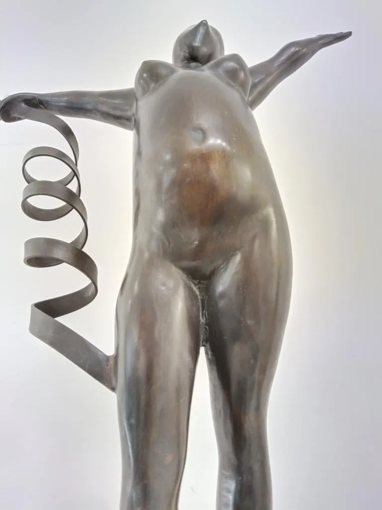 Margarita Pueva Kunstturnen III Bronze Skulptur 8