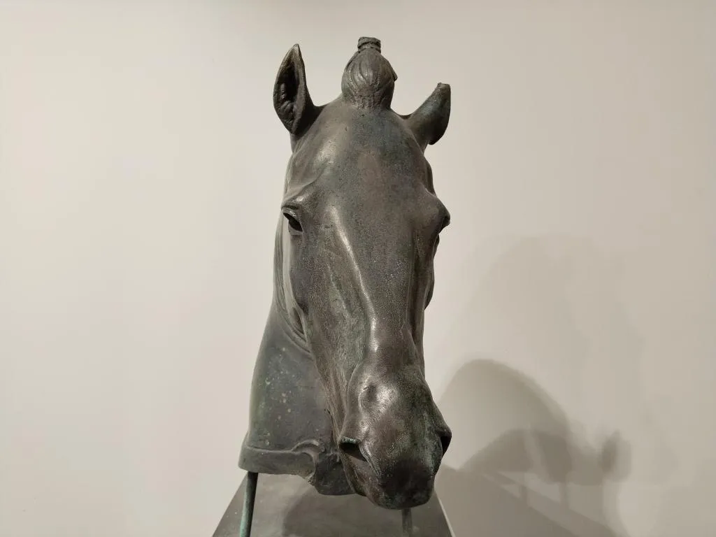 Medici Riccardi Horse Head Grünspan Bronze Guss Replik 2