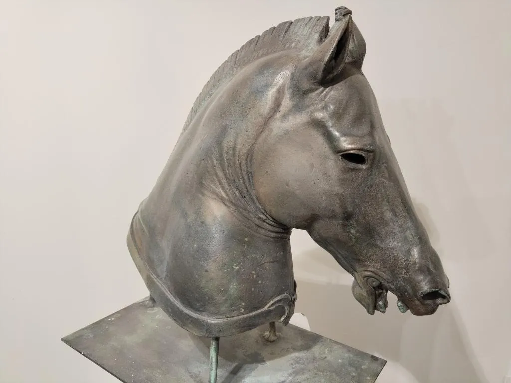 Medici Riccardi Horse Head Grünspan Bronze Guss Replik 3