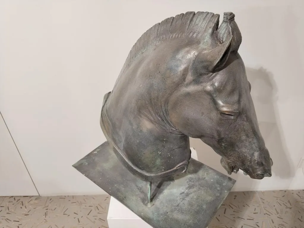 Medici Riccardi Horse Head Grünspan Bronze Guss Replik 5