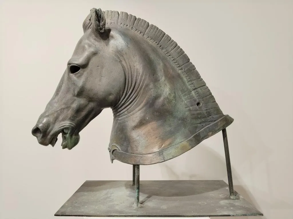 Medici Riccardi Horse Head Grünspan Bronze Guss Replik