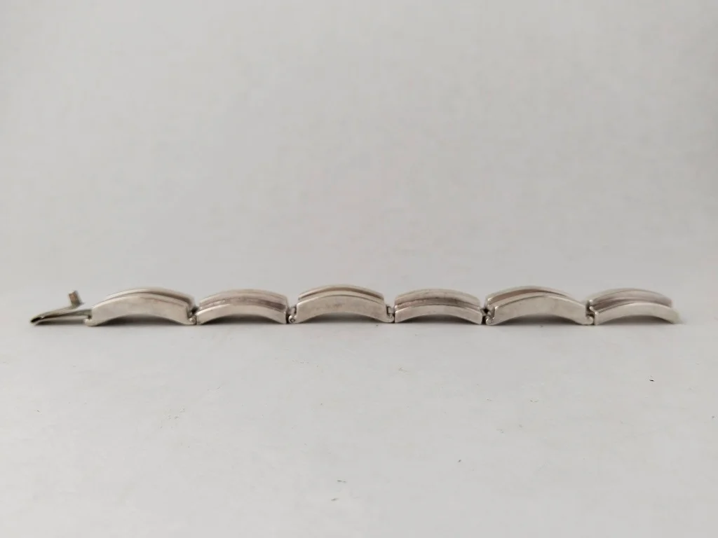 Men's Silver Bracelet Crafted By A Member Of The National 11