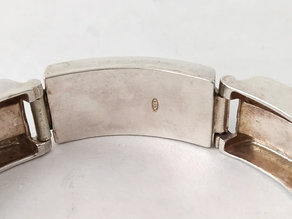 Men's Silver Bracelet Crafted By A Member Of The National 3