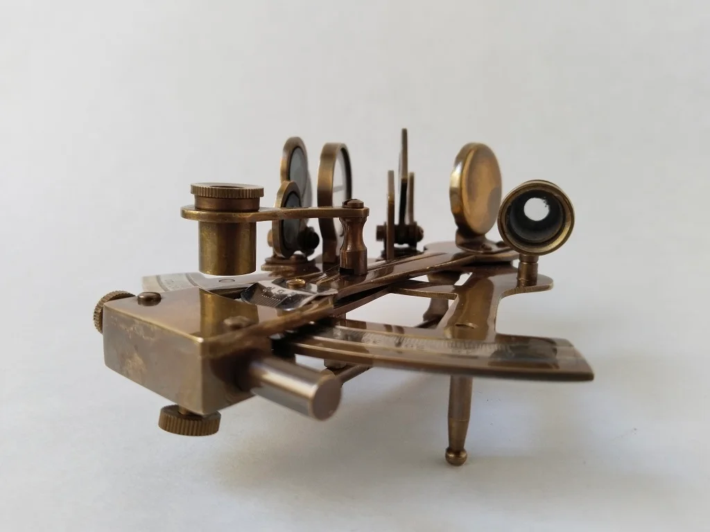 Messing Nautisch Sextant Navigationsinstrument der Seefahrt 5