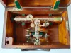 Messing Theodolit Stanley London Mit Mahagoni Box Antik 12