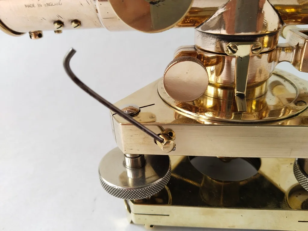 Messing Theodolit Stanley London Mit Mahagoni Box Antik 22