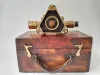 Messing Theodolit Stanley London Mit Mahagoni Box Antik 9