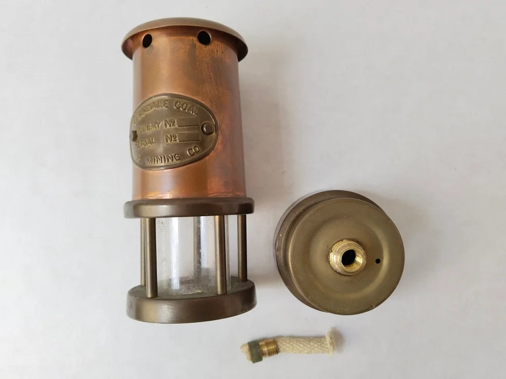 Miners Lamp Ferndale Coal&Mining Co Vintage Oil Lantern 5