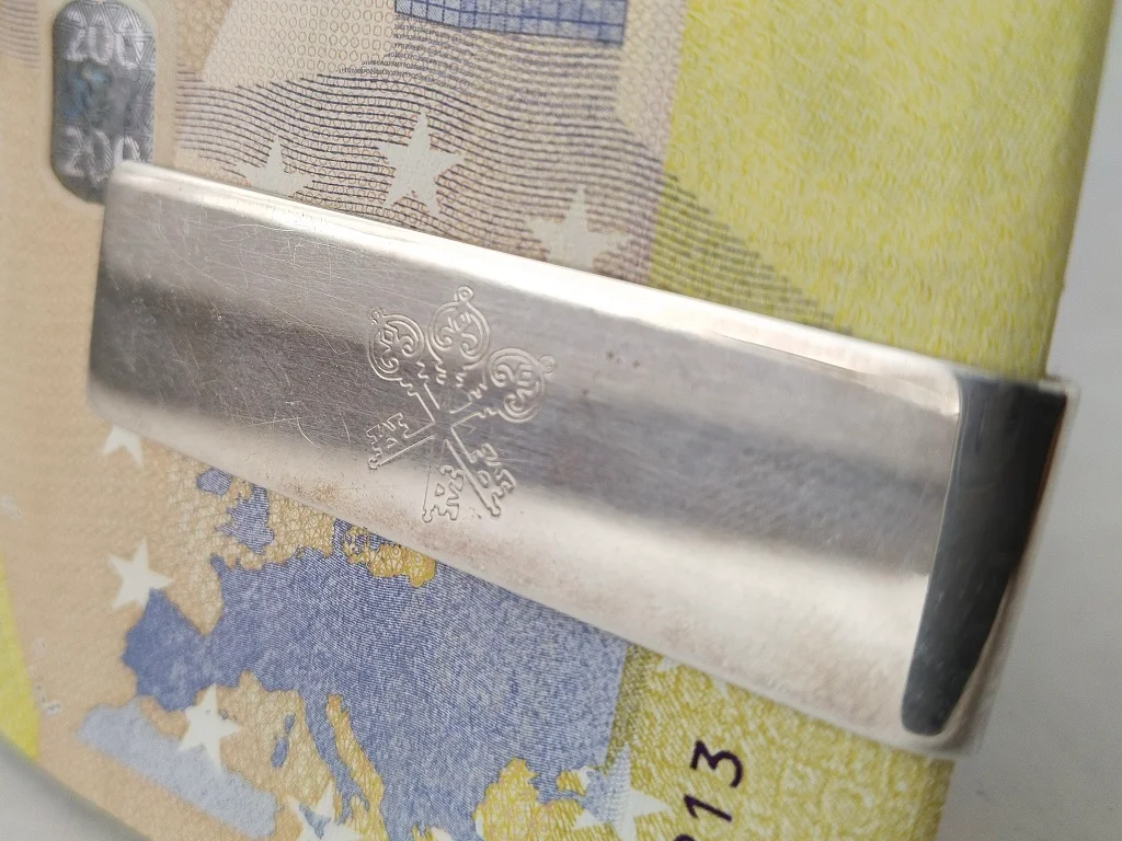 Money Clip Tiffany&Co With Swiss UBS Bank Logo 1