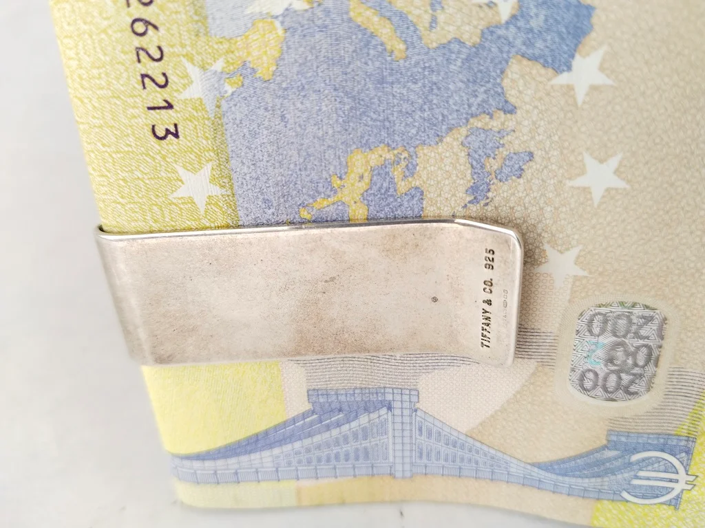 Money Clip Tiffany&Co With Swiss UBS Bank Logo 2