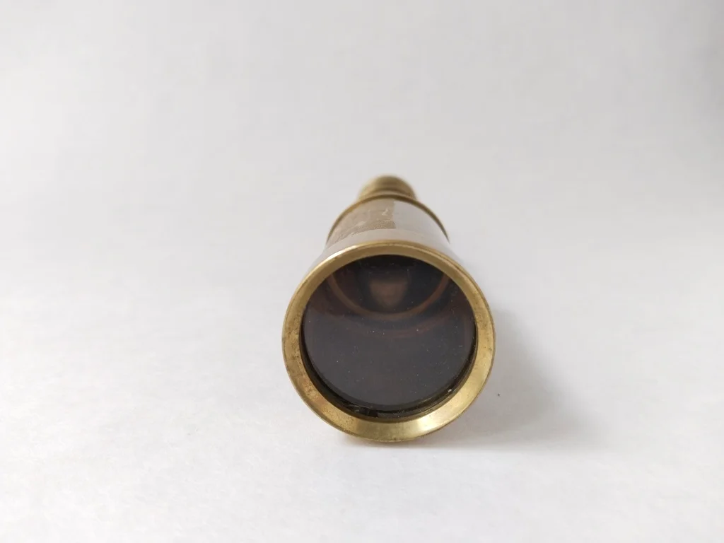 Old Brass Telescope Stanley London Antique 1890s 4